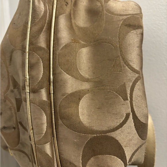 Coach poppy Tan Backpack with Gold Accents - Picture 11 of 11